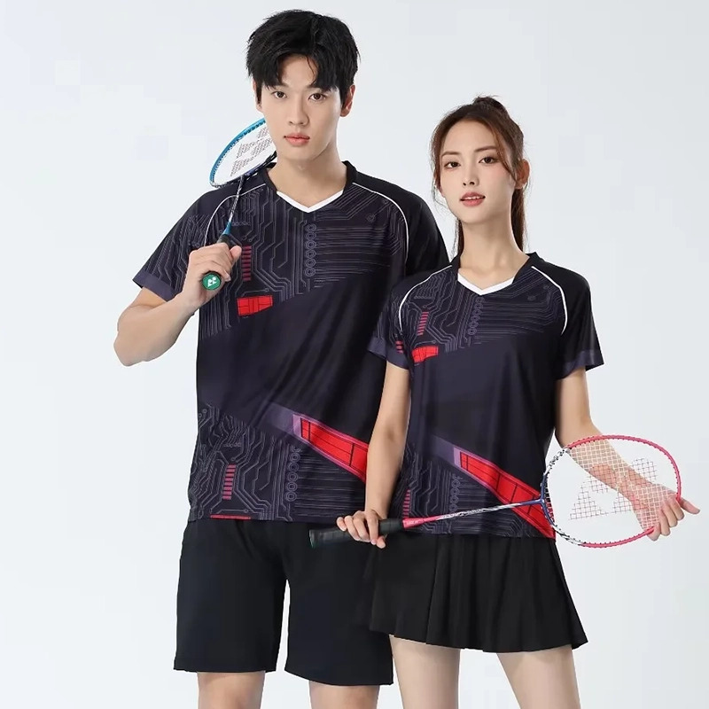 Badminton Court - T-shirts de badminton pour hommes, maillots