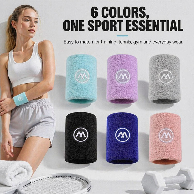 Wristband Pair Sweat - 1 paire de bracelets de sport