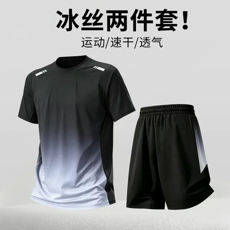 Badminton Court - Costume de sport pour hommes, t-shirt