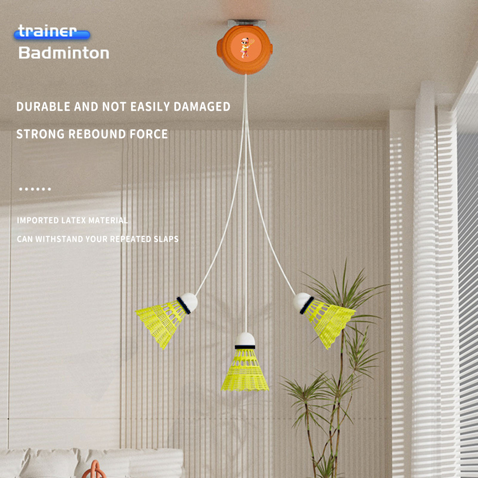Entraîneur de badminton rétrac - Badminton Rebound Trainer avis et prix