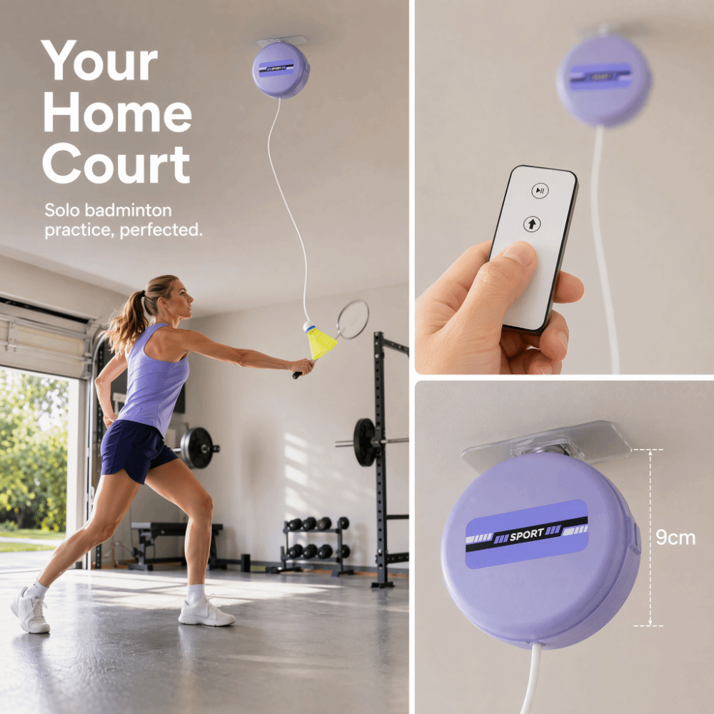 Entraîneur de badminton à fixa - Badminton Rebound Trainer avis et prix